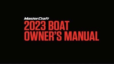Mastercraft 2023 Owner's Manual