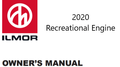 Ilmor 2020 Recreational Engine Owner's Manual